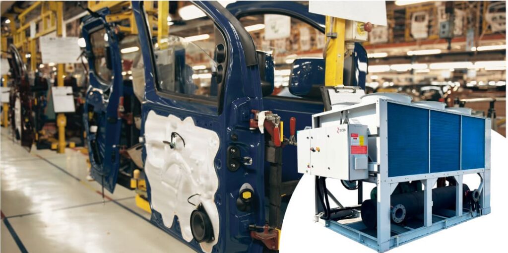Chiller para industria automotriz